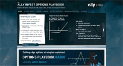 Desktop Screenshot of optionsplaybook.com