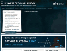 Tablet Screenshot of optionsplaybook.com